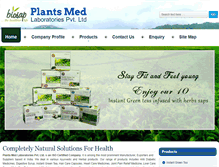 Tablet Screenshot of plantsmed.in